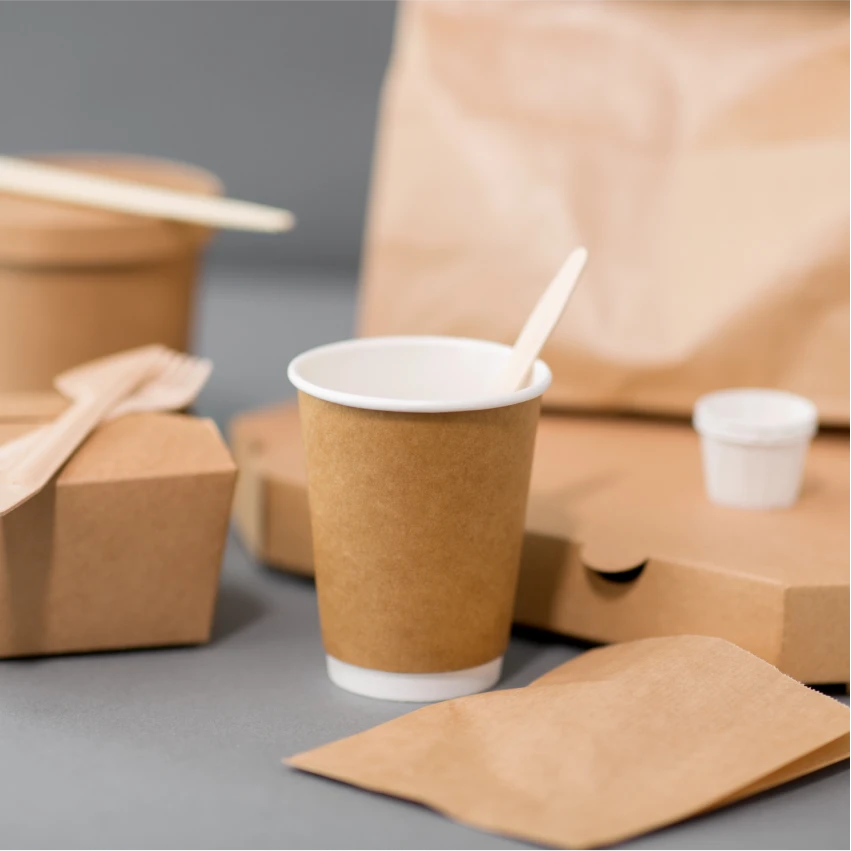 cardboards cups papers